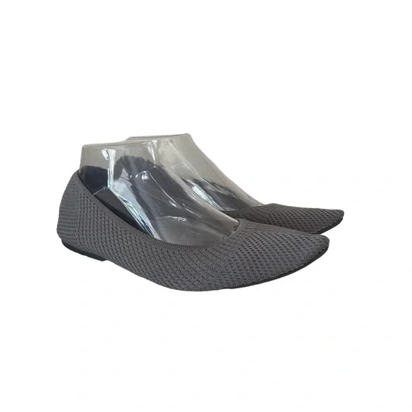 Alfani Womens Flats Grey Knit Step N Flex Poppy Pointed Toe Ballet Size 9M - Picture 7 of 15